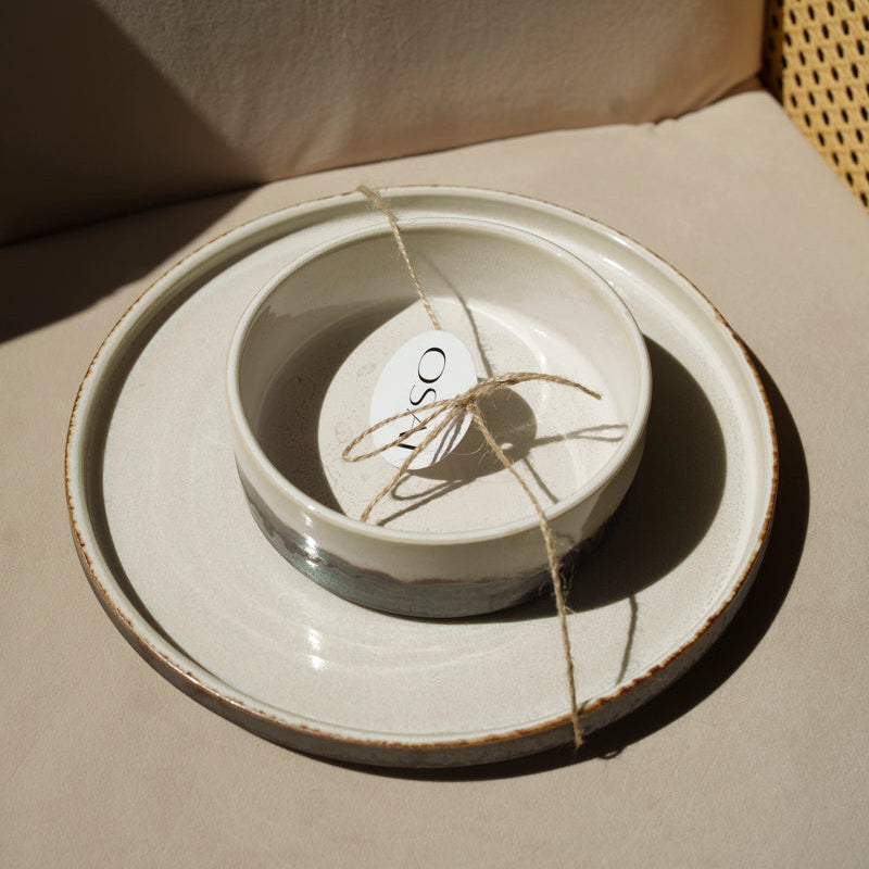 Miska ceramiczna handmade Dolomit 14 cm