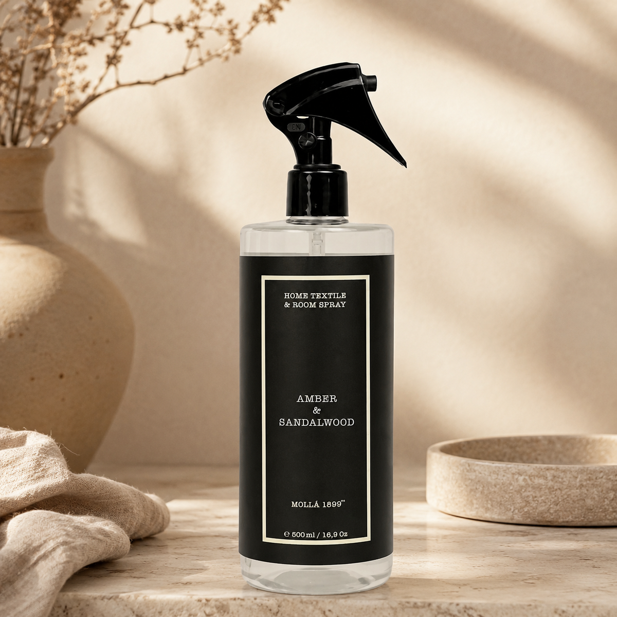 Room Spray Amber & Sandalwood – Cereria Mollá 1899