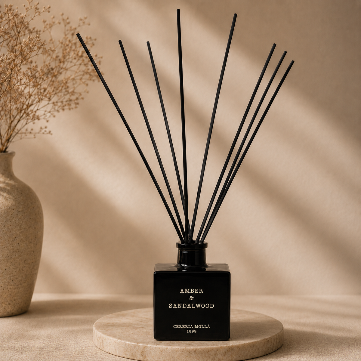 Dyfuzor zapachowy Amber & Sandalwood z patyczkami