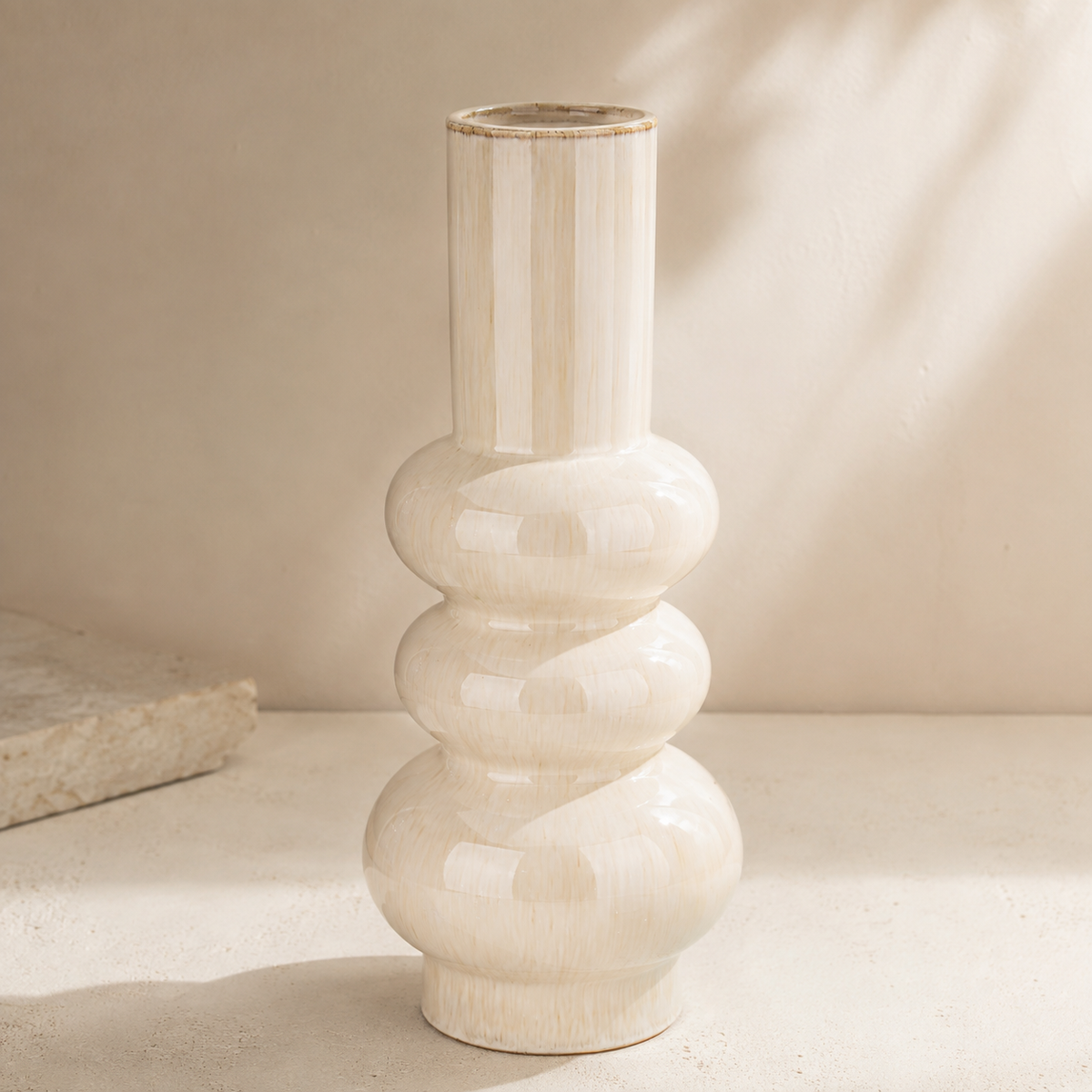 Wazon ceramiczny ELARA Ivory 38 cm