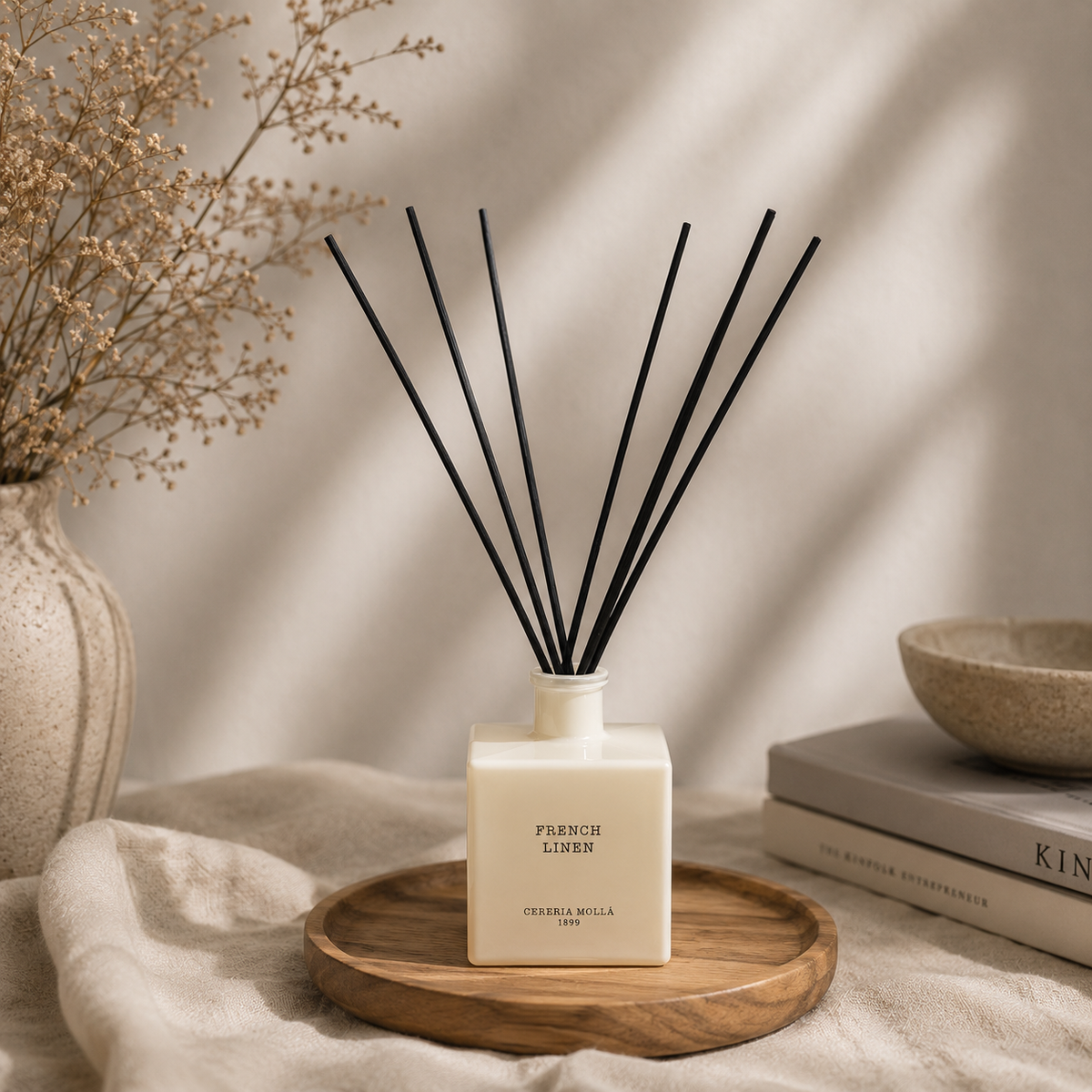 Dyfuzor zapachowy French Linen z patyczkami